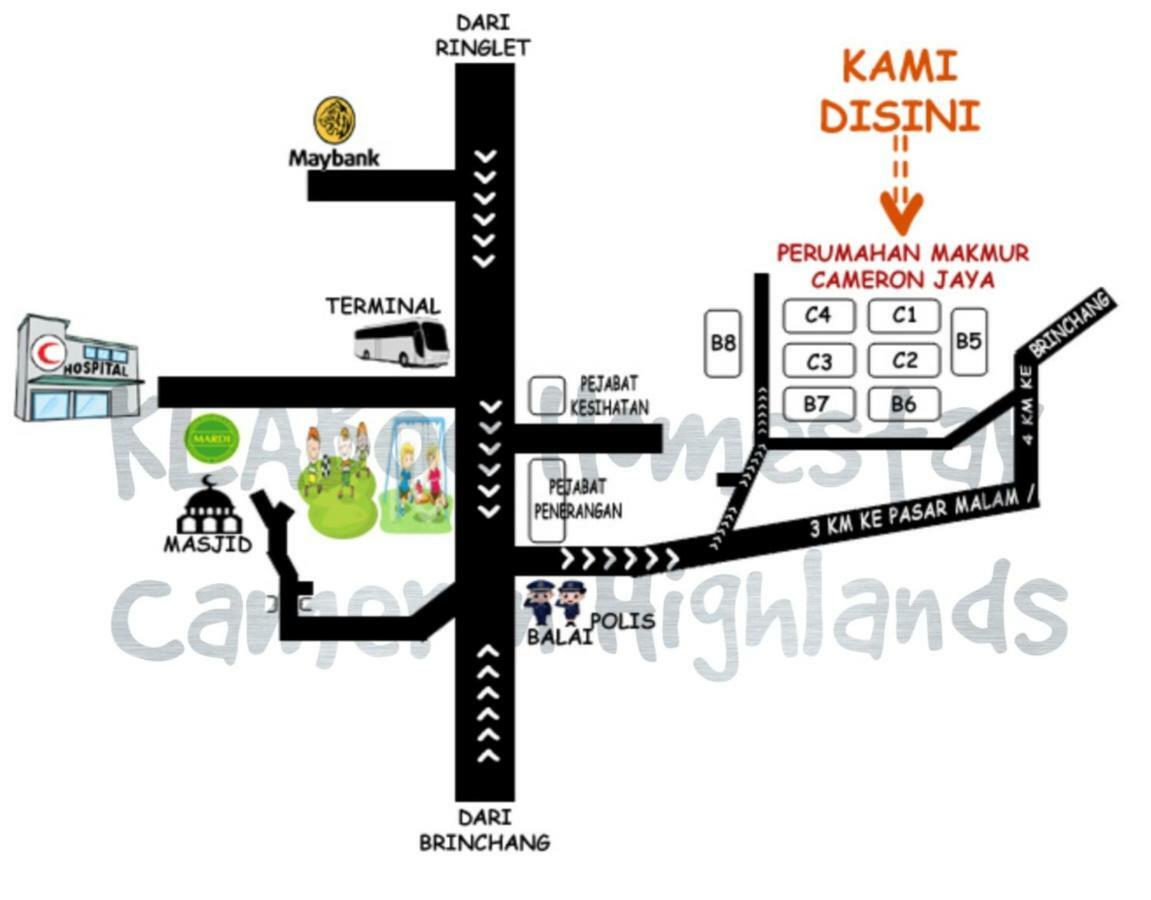 Rumah Tamu By Klaboo Tanah Rata Exteriör bild